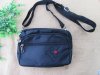 1Pc Black Multi-Purpose Shoulder Bag Crossbody Bag Waist Pouch B