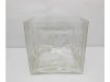 4X Flower Pattern Wedding Cuboid Table Flower Vases 10x10cm 4X Flower Pattern Wedding Cuboid Table Flower Vases 10x10cm