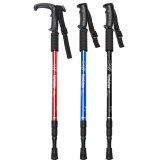 1Pc Retractable Hiking Travel Stick Camping Walking Stick