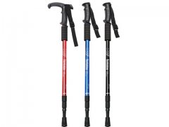 1Pc Retractable Hiking Travel Stick Camping Walking Stick