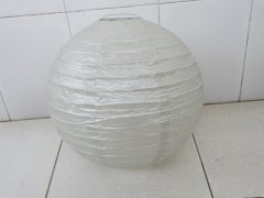 10 New Plain Silver Paper Lantern Wedding Favor 30cm