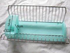 1X New Dish Rack Plate Drainer Stand Display 1X New Dish Rack Plate Drainer Stand Display