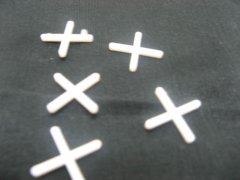 5Pkts x 500 Tile spacers wall &floor long leg easy snap 1.5mm