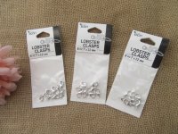 12Sheets x 8Pcs Lobster Claw Clasps Jewellery Making Finding