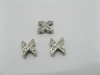 10 Alloy Rhinestone 2-stranded Spacer Bars Finding