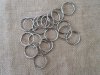 200Pcs Nickel Plated Split Ring Split Key Chain Rings 2.8cm