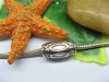 50pcs Beautiful Tibetan Silver Barrel Beads European Design 50pcs Beautiful Tibetan Silver Barrel Beads European Design