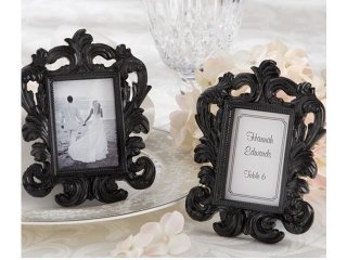 10Pcs New Black Baroque Place Card Holder Photo Frame Wedding Fa