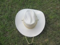 5Pcs Cream Fashion Cowboy Hats Outdoor Camping Hat Party Favor