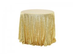 1Pc Golden Sequin Table Cloth Cover Backdrop Wedding Party