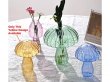 2Pcs Small Mushroom Plant Desktop Decorative Flower Vases