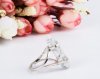 5X Hexagon Healing Chakra Gemstone Finger Ring White Turquoise 5X Hexagon Healing Chakra Gemstone Finger Ring White Turquoise