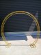 1X Golden Heavy Duty Large Circular Wedding Garden Arch 240x230c 1X Golden Heavy Duty Large Circular Wedding Garden Arch 240x230c