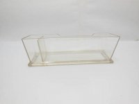10 Clear Plastic Business Card/Pen Holder dis-ot82