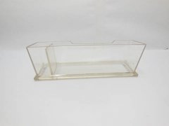 10 Clear Plastic Business Card/Pen Holder dis-ot82