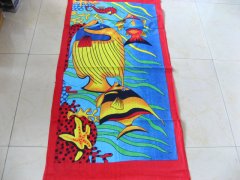 1Pc Cotton Fish Beach/Bath Towels 175X70cm 1Pc Cotton Fish Beach/Bath Towels 175X70cm