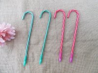 6Packs x 4Pcs Funny Candy Cane Blue Ink Ballpoint Pens School