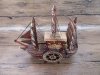 1X Wooden Model Ship Sailing Scale Boat New Decoration Gift