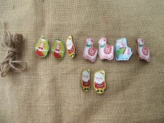 10Packs x 10Pcs Christmas Memories Photo Hanging Clips With Cord 10Packs x 10Pcs Christmas Memories Photo Hanging Clips With Cord