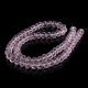 10Strand x 68Pcs Pink Rondelle Faceted Crystal Beads 8mm
