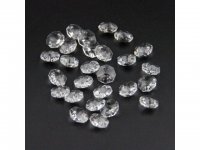 100 Double-Drilled Handcraft Crystal Faceted Beads 20mm