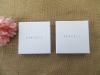 12 White Necklace Ring Earring Jewelry Boxes Gift Box 9x9x2cm