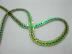 50Meter Green Strung Sequin Trim for Craft
