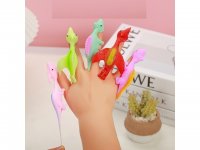 20Pcs Soft Finger Shooter Sticky Stretchy Dinosaur Kid's Toy