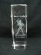4X 3D Etched Aquarius Crystal Art Ornament Figurine