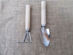 6Packs x 2Pcs Garden Tool Set Gardening Trowels Rake Transplant