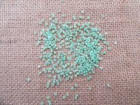 7Pkts X 400Pcs Light Green Glass Seed Beads 3mm