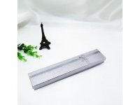 12Pcs Silvery Bracelet Necklace Gift Boxes w/Bowknot Top