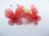 100 Red Glitter Butterfly Fairy Wing Crafts Embellishments Trims