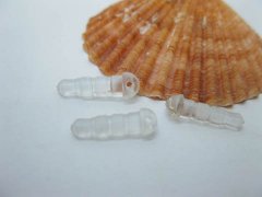 500 Mobile Phone Dustproof Ear Plug w/Hole Clear