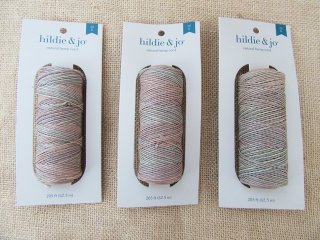 3Rolls X 62.5Meters Hemp Rope Twine String Cord Art Gift