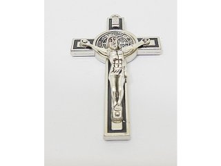 10X Black Charm Cross Pendant Jewellery Finding 7.3x4.2x1.2cm