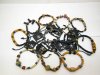 24Pcs New Drawstring Beaded Bracelets Assorted