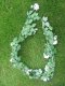 1Pc White Artificial Rose Leaf Garland Vine String Decor
