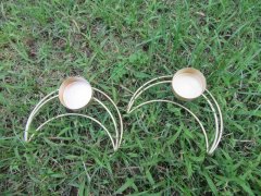 1Pc Creative Gold Moon Candle Holder Party Home Decor 1Pc Creative Gold Moon Candle Holder Party Home Decor