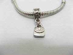 10 Alloy European Thread Beads With Bag Dangle ac-sp435 10 Alloy European Thread Beads With Bag Dangle ac-sp435