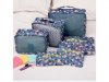 1Set 6in1 Zipper Waterproof Luggage Travel Bags Packing Organize 1Set 6in1 Zipper Waterproof Luggage Travel Bags Packing Organize