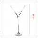 1X Clear Large Cocktail Glass Vase Wedding Favor 60cm high