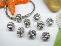 20pcs Tibetan Silver Barrel Beads European Design Yw-pa-mb46 20pcs Tibetan Silver Barrel Beads European Design Yw-pa-mb46