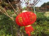 1Pc RED Blessing Chinese Palace Lanterns Tassels 54cm dia