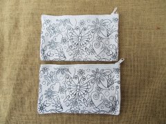 12Pcs Butterfly Printed Pencil Case Zipper Bag Pouch Purse 12Pcs Butterfly Printed Pencil Case Zipper Bag Pouch Purse