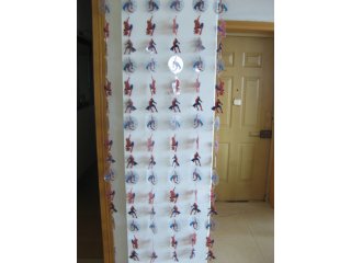 1X Spider-man Cartoon Curtain with Curtain Rod