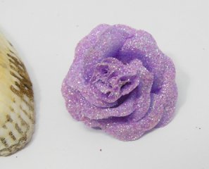 300 Purple Artificial Rose Flower Head Buds 35x18mm