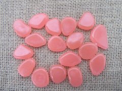 (image for) 100 Glow in The Dark Stones Pink Pebbles Rock Fish Home Garden