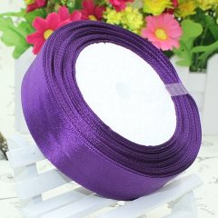 10Rolls X 25Yards Purple Satin Ribbon 15mm (image for) 10Rolls X 25Yards Purple Satin Ribbon 15mm