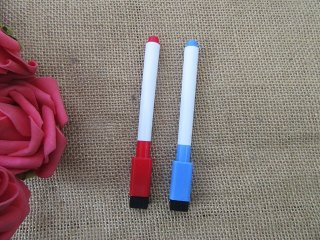 (image for) 12Pcs New Erasing Whiteboard Marker Pens Blue or Red Ink